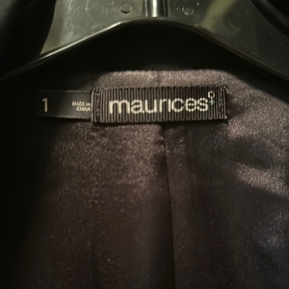 Maurices Boyfriend-Style Blazer - Black, Size 1x - Picture 2 of 4